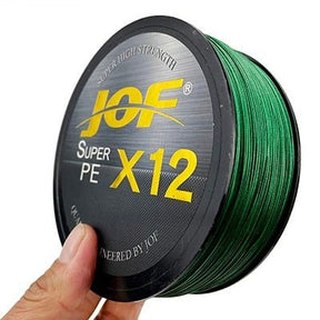 Linha JOF Multifilamento X12 Fios Trançados 300m - Butique do Pescador