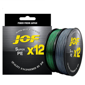 Linha JOF Multifilamento X12 Fios Trançados 300m - Butique do Pescador